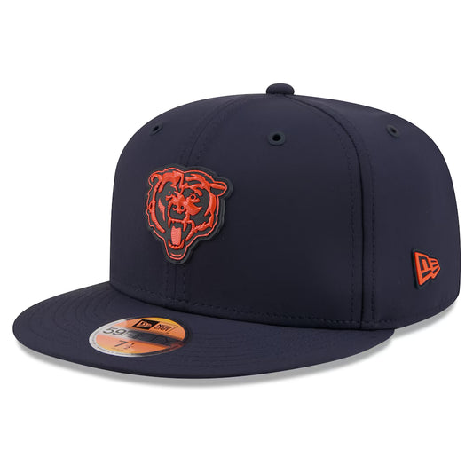Chicago Bears 2026 NFL Sideline Performance 59FIFTY Navy Fitted Hat