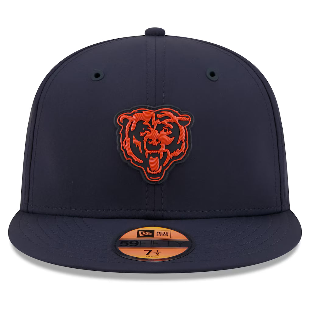 Chicago Bears 2026 NFL Sideline Performance 59FIFTY Navy Fitted Hat