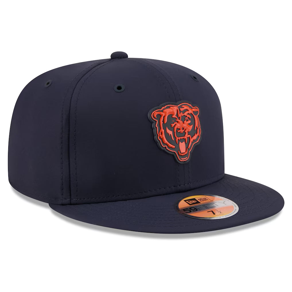 Chicago Bears 2026 NFL Sideline Performance 59FIFTY Navy Fitted Hat
