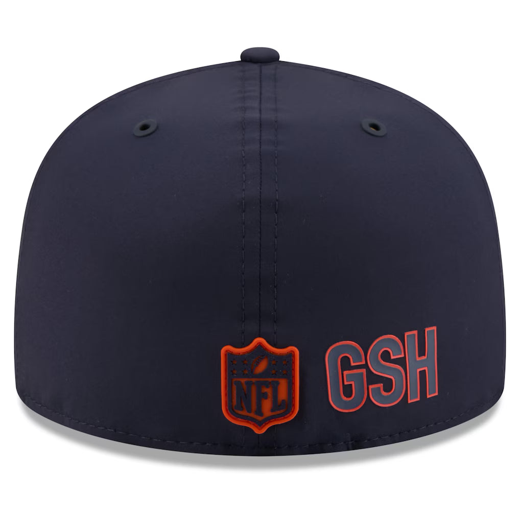 Chicago Bears 2026 NFL Sideline Performance 59FIFTY Navy Fitted Hat