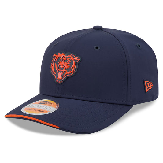 Men's Chicago Bears New Era 2026 NFL Sideline 9SEVENTY Navy Bear Logo Adjustable Hat