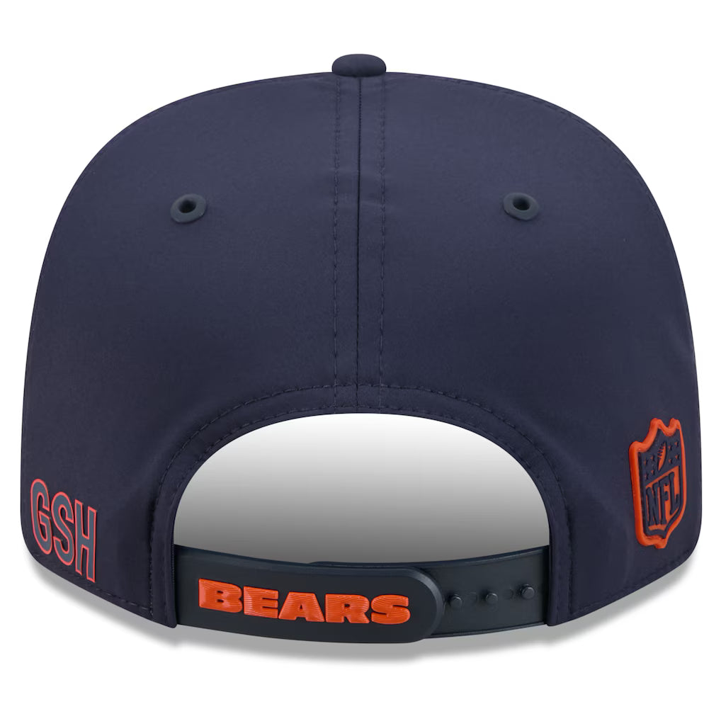 Men's Chicago Bears New Era 2026 NFL Sideline 9SEVENTY Navy 'C logo' Adjustable Hat
