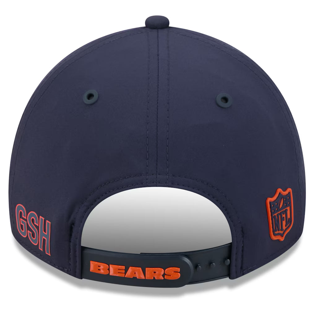 Chicago Bears New Era 2026 NFL Sideline Casual Classic B Logo Navy Adjustable Hat