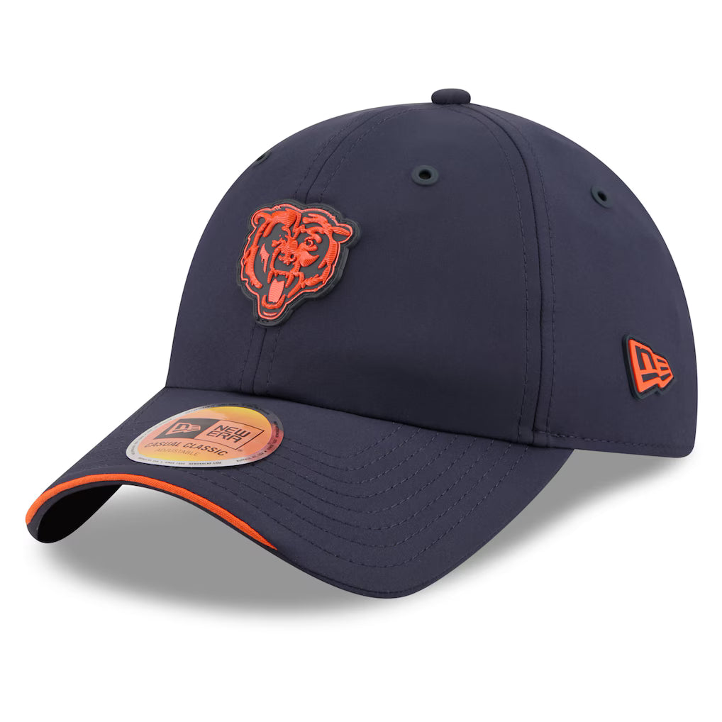 Chicago Bears New Era 2026 NFL Sideline Casual Classic Navy Adjustable Hat
