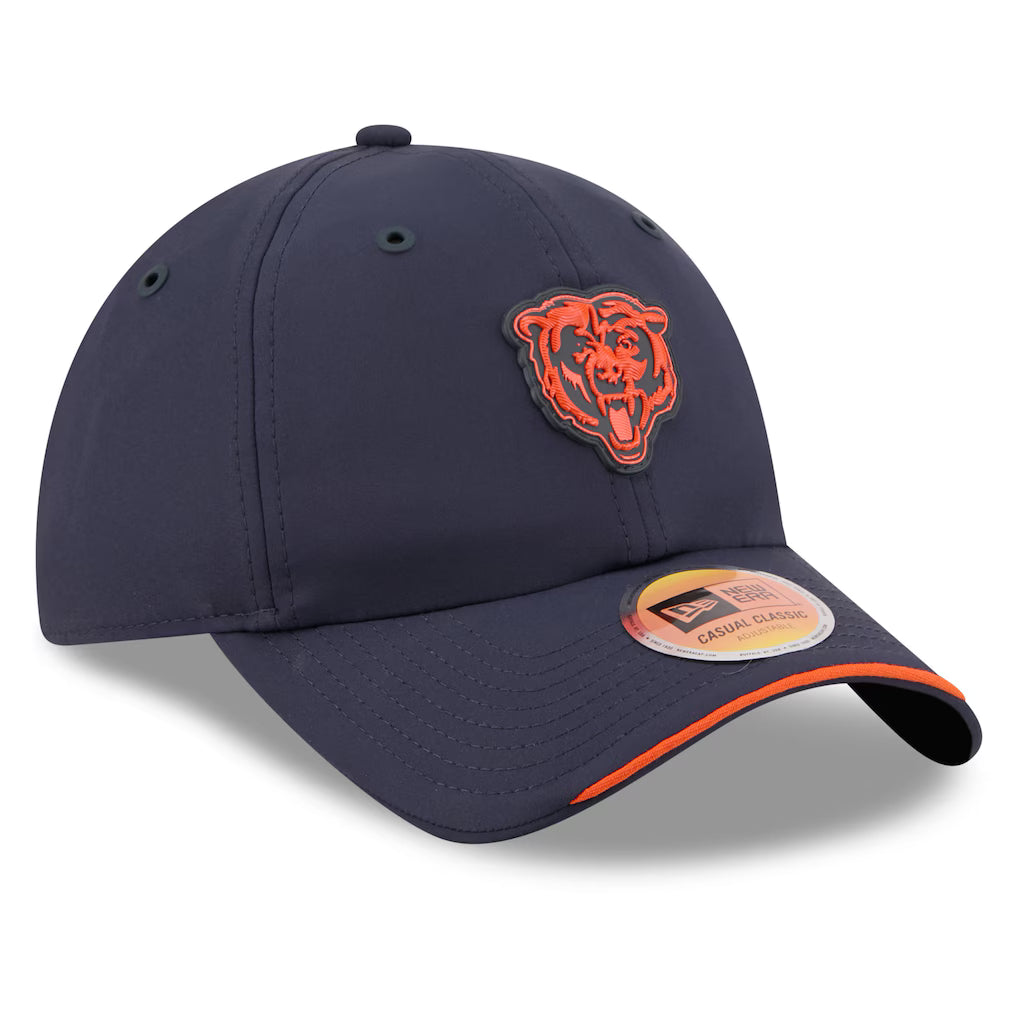 Chicago Bears New Era 2026 NFL Sideline Casual Classic Navy Adjustable Hat