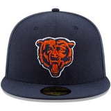 Chicago Bears New Era NFL Team Basic Navy 59FIFTY Cap - Pro Jersey Sports