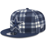 Dallas Cowboys New Era 2024 NFL Sideline Statement Navy Primary 9FIFTY Snapback Hat - Pro Jersey Sports