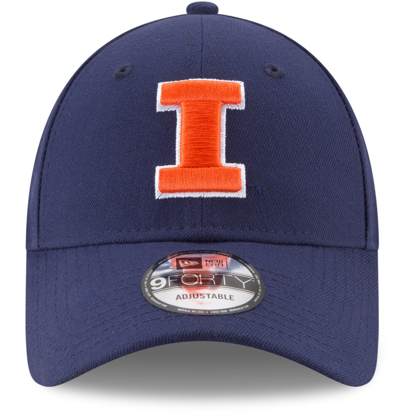 Illinois Fighting Illini NCAA New Era The League Navy 9Forty Adjustable Hat