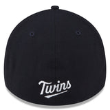 Minnesota Twins New Era Navy Team Classic Home 39THIRTY Flex Hat - Pro Jersey Sports