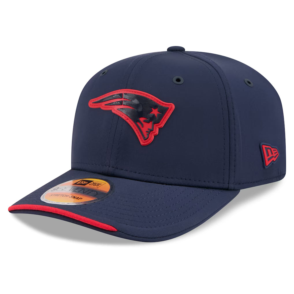 Men's New England Patriots New Era 2026 NFL Sideline 9SEVENTY Navy Adjustable Hat
