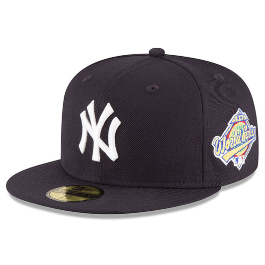 New York Yankees New Era 1996 World Series Wool 59FIFTY Fitted Hat - Navy
