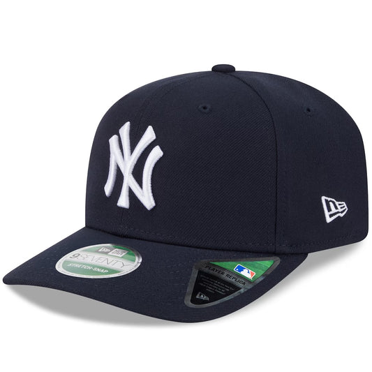 New York Yankes Navy New Era Player Replica 9SEVENTY Stretch Snap Adjustable Hat