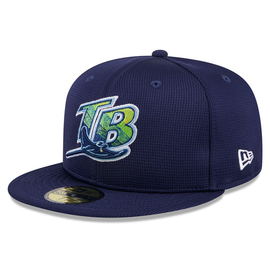 Men's Tampa Bay Rays Navy 2024 Batting Practice 59FIFTY Fitted Hat