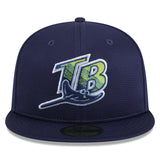 Men's Tampa Bay Rays Navy 2024 Batting Practice 59FIFTY Fitted Hat - Pro Jersey Sports