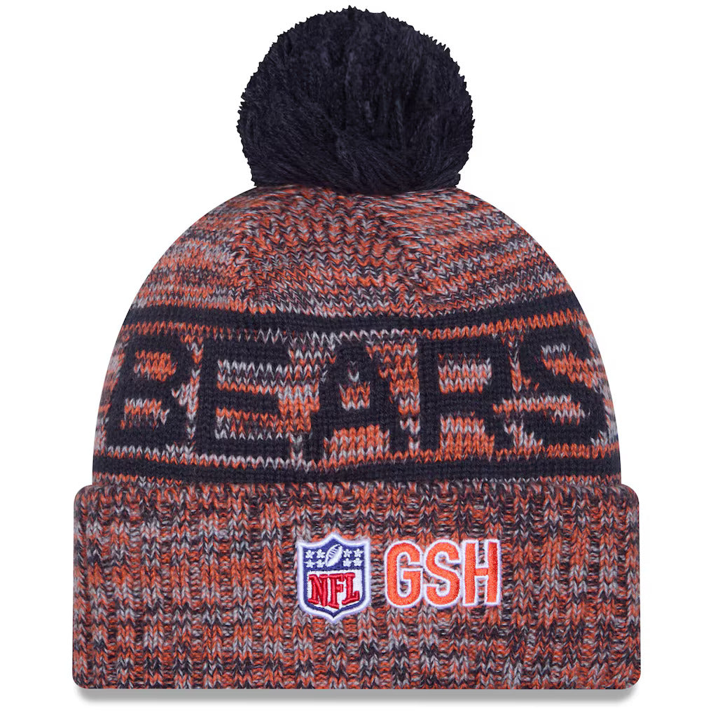 Chicago Bears 2025 New Era Official Sideline "C" Sport Knit Hat