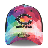 Men's Chicago Bears New Era Pink 2023 NFL Crucial Catch Alternate Logo 39THIRTY Flex Hat - Pro Jersey Sports