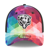 Men's Chicago Bears New Era Pink 2023 NFL Crucial Catch Primary Logo 39THIRTY Flex Hat - Pro Jersey Sports