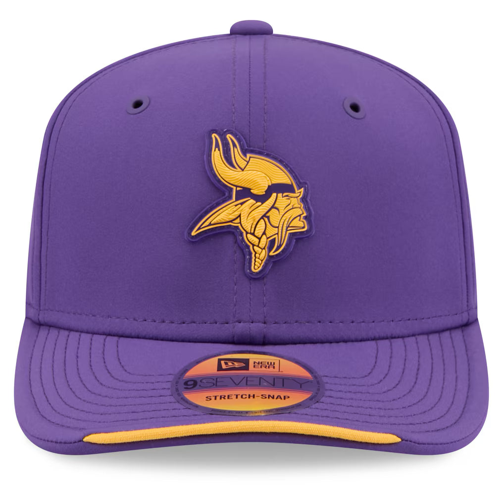 Men's Minnesota Vikings New Era 2026 NFL Sideline 9SEVENTY Purple Adjustable Hat