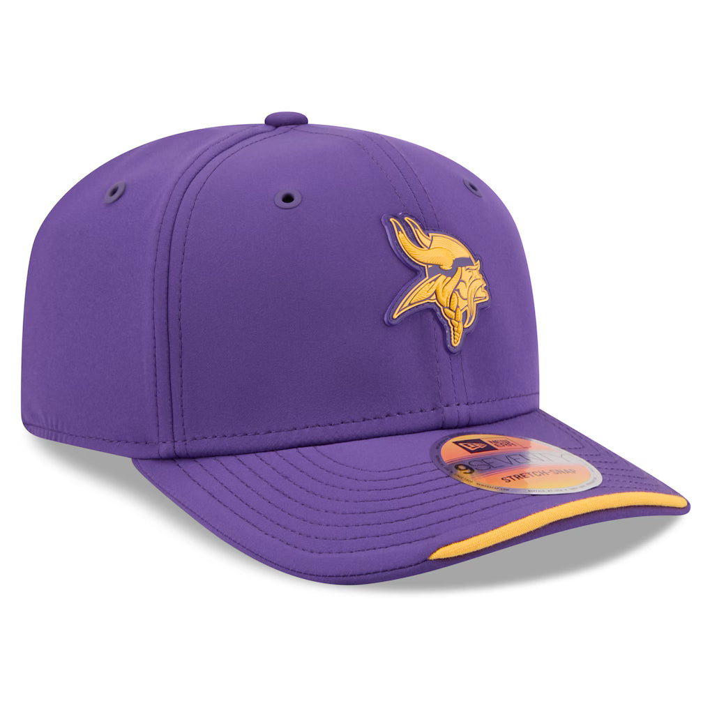 Men's Minnesota Vikings New Era 2026 NFL Sideline 9SEVENTY Purple Adjustable Hat