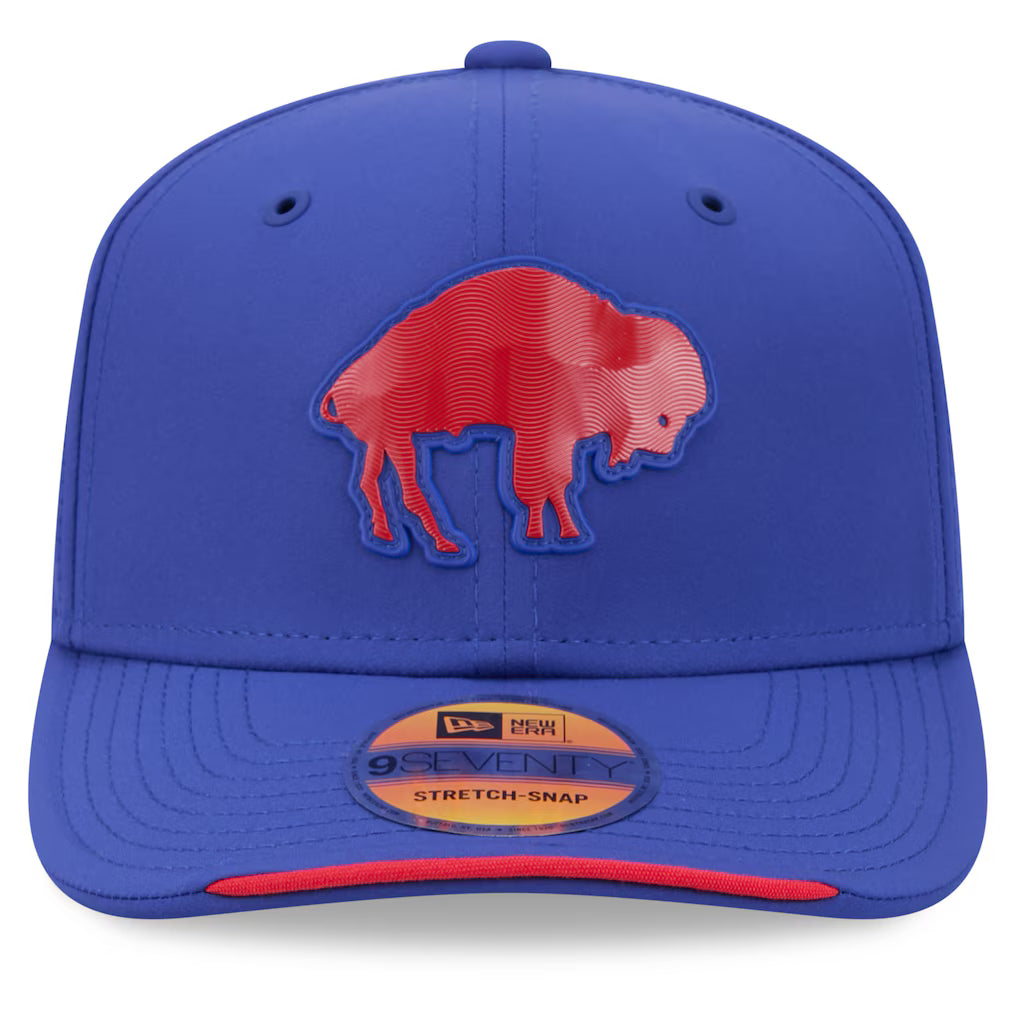 Men's Buffalo Bills New Era 2026 NFL Sideline 9SEVENTY Throwback Logo Blue Adjustable Hat