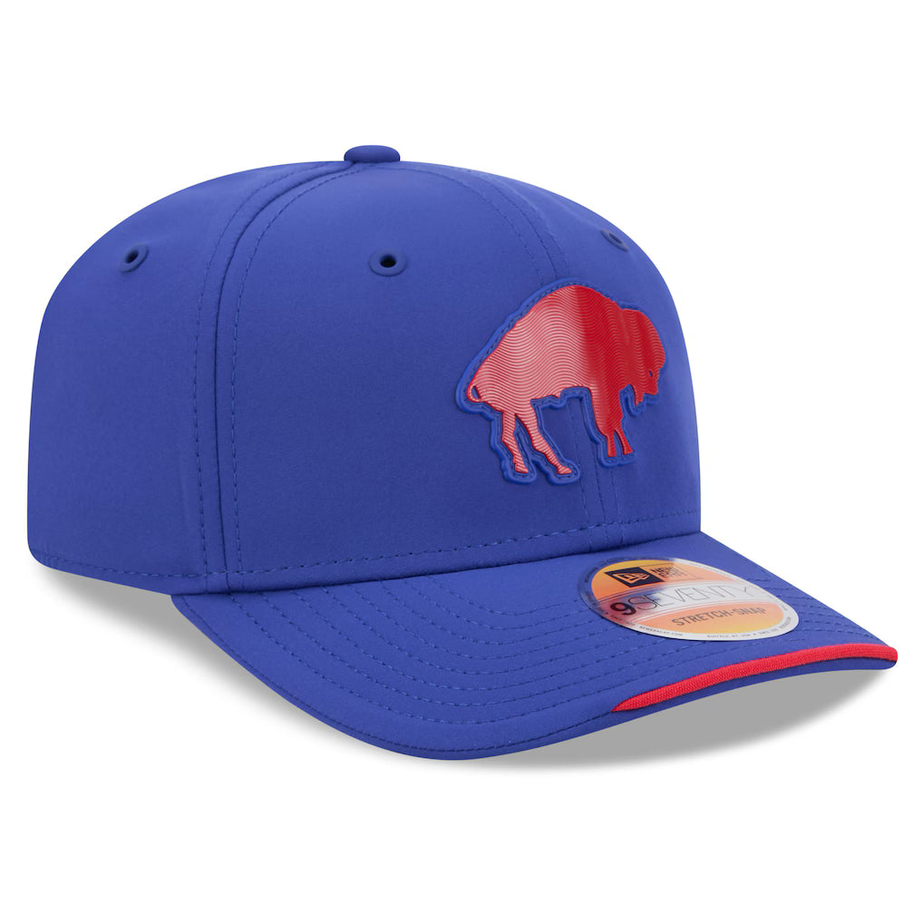 Men's Buffalo Bills New Era 2026 NFL Sideline 9SEVENTY Throwback Logo Blue Adjustable Hat