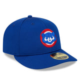 Chicago Cubs New Era 2025 Royal Blue Batting Practice Low Profile 59FIFTY Fitted Hat - Pro Jersey Sports