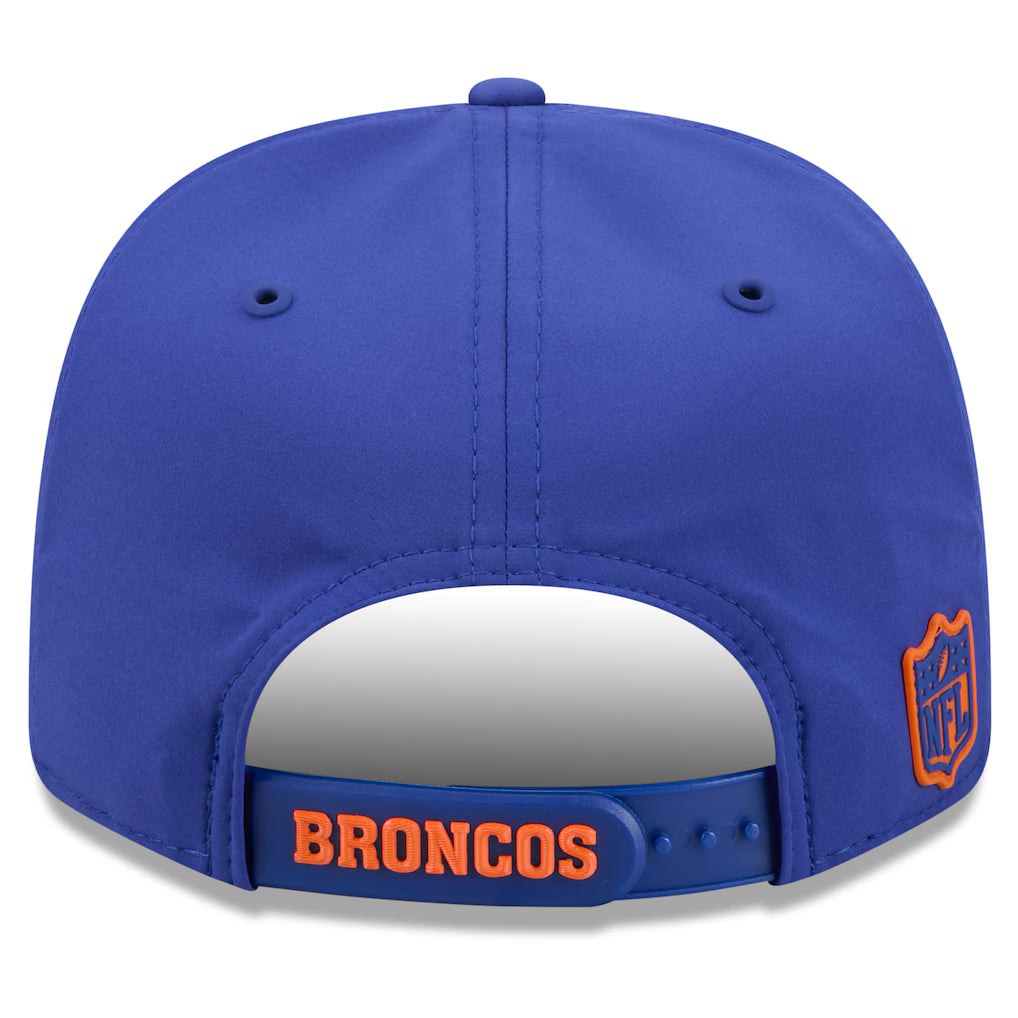 Men's Denver Broncos New Era 2026 NFL Sideline 9SEVENTY Throwback Logo Tonal Black Adjustable Hat