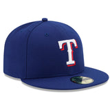 Men's Texas Rangers New Era Royal Blue Authentic Collection On-Field 59FIFTY Fitted Hat - Pro Jersey Sports