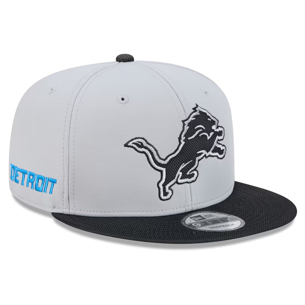 Men's Detroit Lions New Era Silver 2026 Rivalries Collection 9FIFTY Snapback Hat