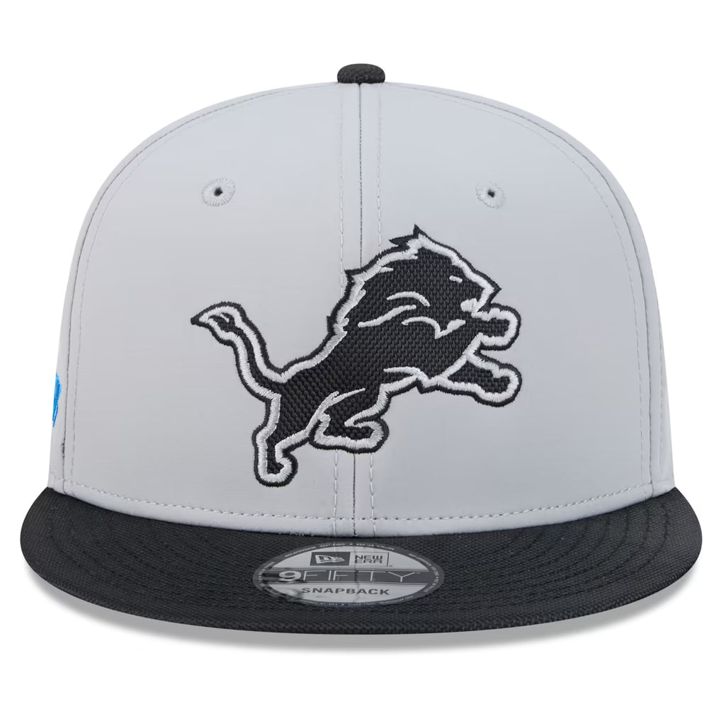 Men's Detroit Lions New Era Silver 2026 Rivalries Collection 9FIFTY Snapback Hat