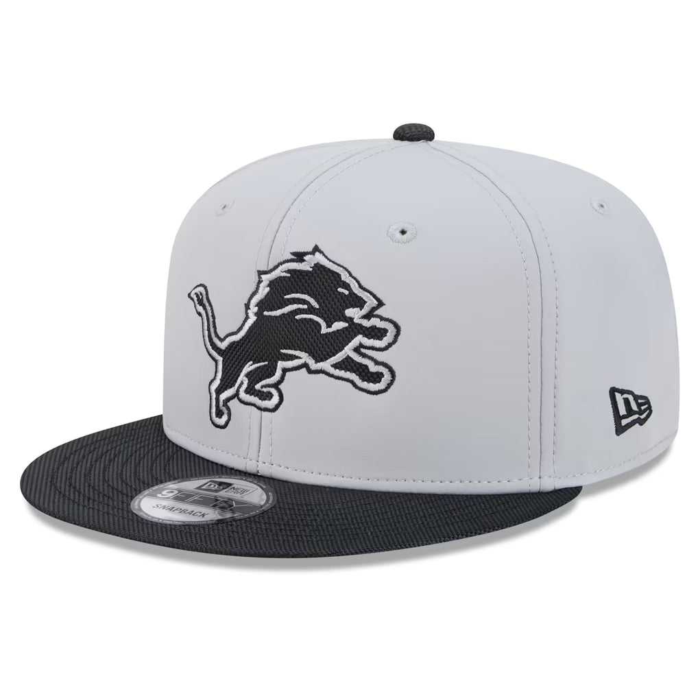 Men's Detroit Lions New Era Silver 2026 Rivalries Collection 9FIFTY Snapback Hat