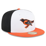 Baltimore Orioles New Era White 2025 Batting Practice 59FIFTY Fitted Hat - Pro Jersey Sports