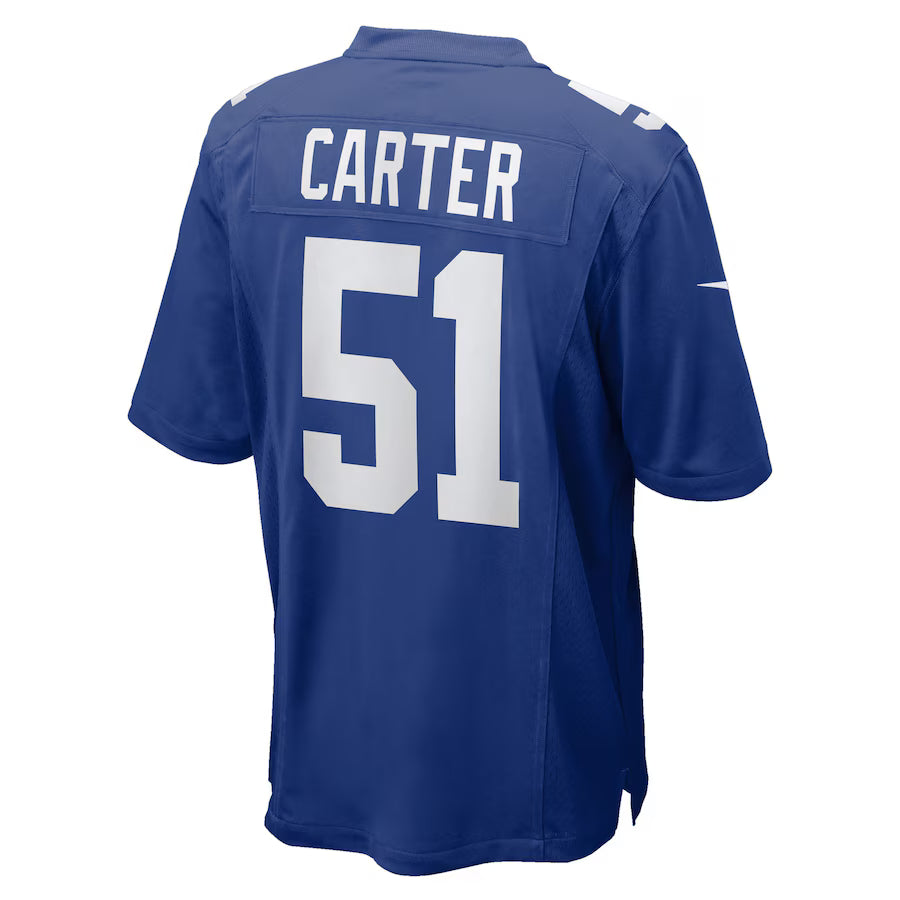 Men's Abdul Carter New York Giants Blue Nike Game Replica Jersey - Pro Jersey Sports