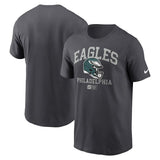 Men's Nike Anthracite Philadelphia Eagles Helmet Essential T-Shirt - Pro Jersey Sports
