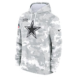 Men's Dallas Cowboys Nike Arctic Camo 2024 Salute to Service Club Fleece Pullover Hoodie - Pro Jersey Sports