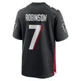 Men's Bijan Robinson Atlanta Falcons Nike Black Game Replica Jersey - Pro Jersey Sports