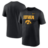 Men's Iowa Hawkeyes Nike Black Legend T-Shirt - Pro Jersey Sports