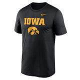 Men's Iowa Hawkeyes Nike Black Legend T-Shirt - Pro Jersey Sports