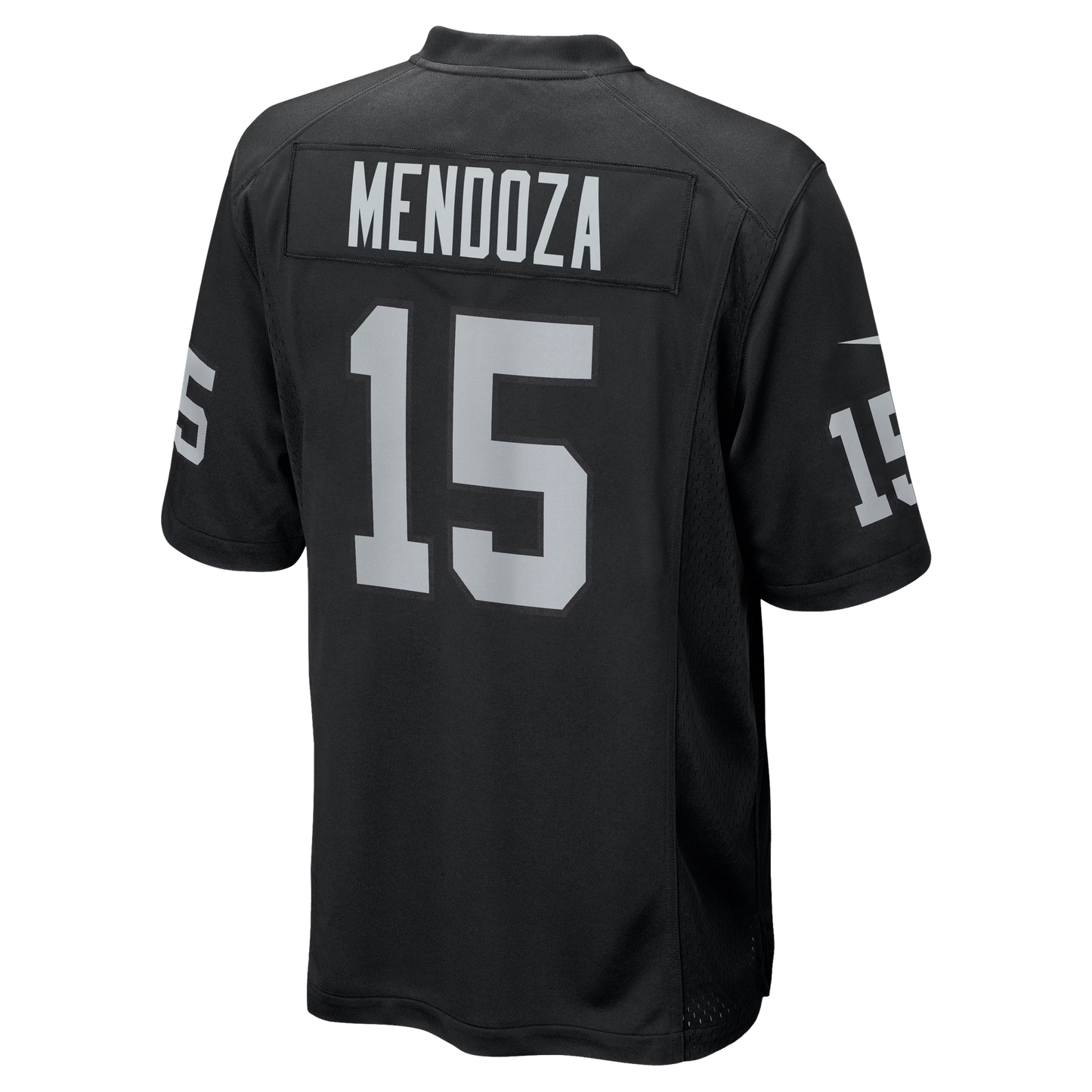 Men's Fernando Mendoza Las Vegas Raiders Nike Black Replica Game Jersey