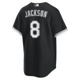 NIKE Men's Bo Jackson Chicago White Sox Black Alternate Premium Twill Replica Jersey - Pro Jersey Sports