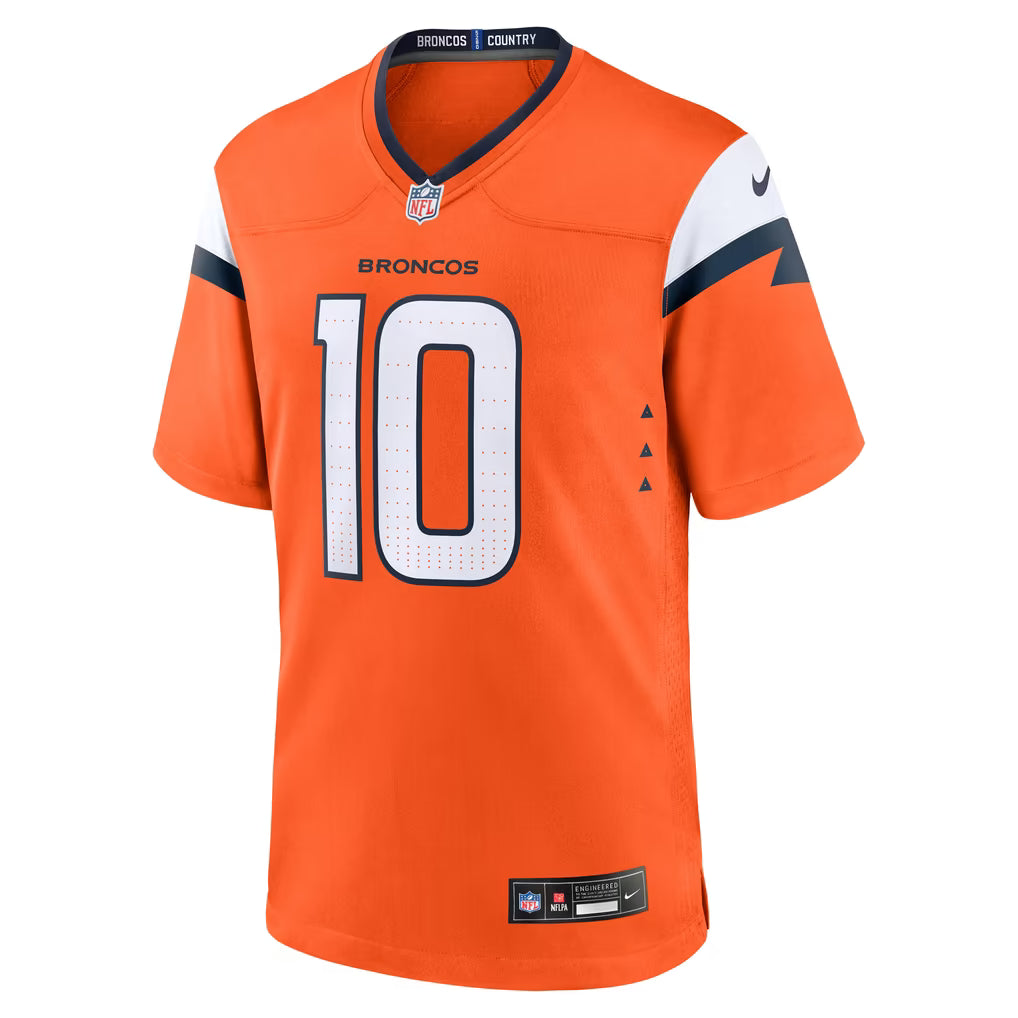 Men's Bo Nix Nike Denver Broncos Game Team Color Jersey