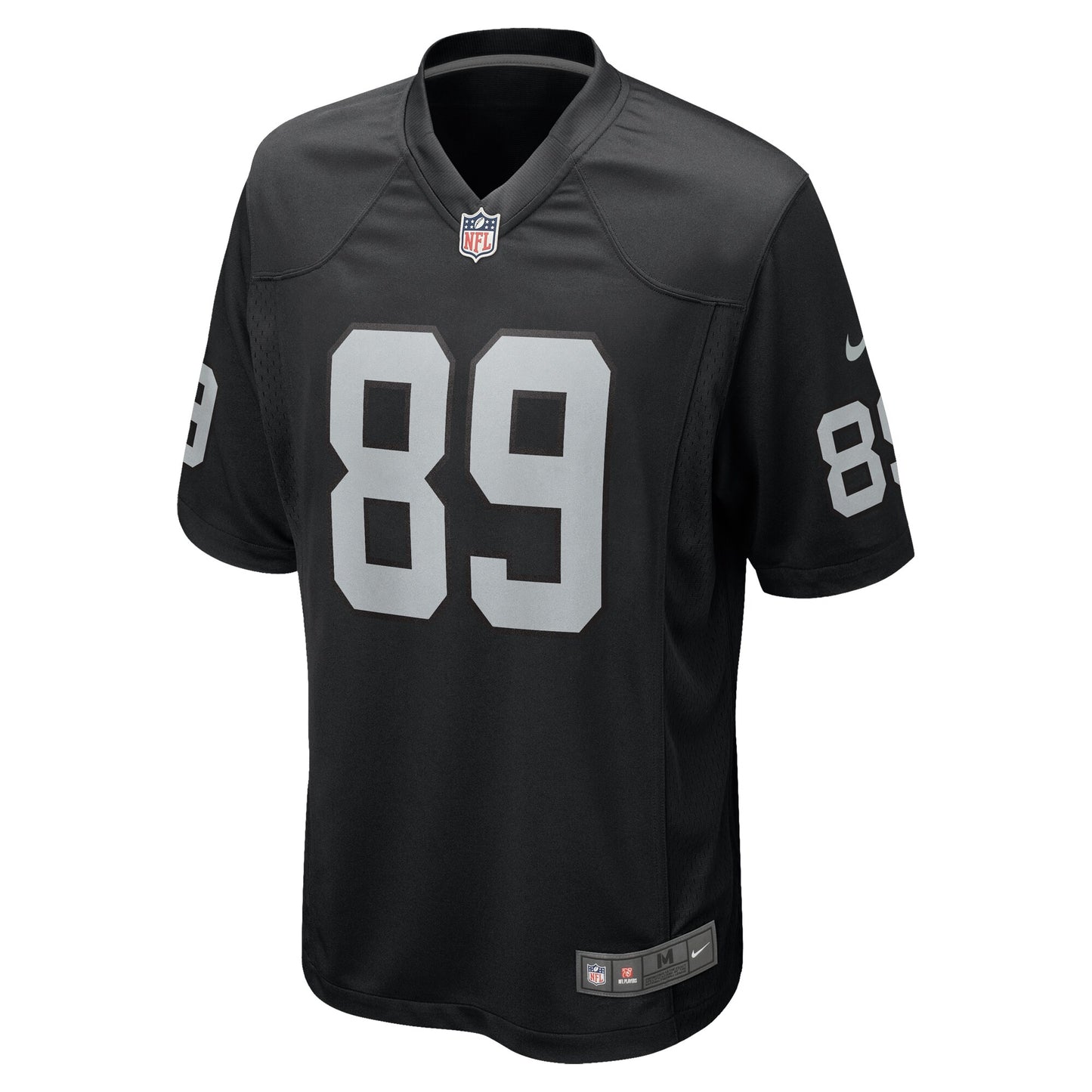 Men's Brock Bowers Las Vegas Raiders Nike Black Replica Game Jersey