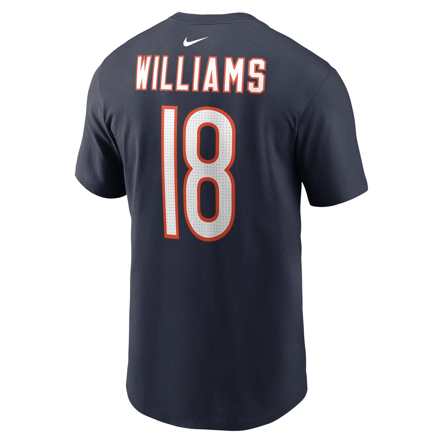 Men's Nike Caleb Williams Navy Chicago Bears Name & Number T-Shirt