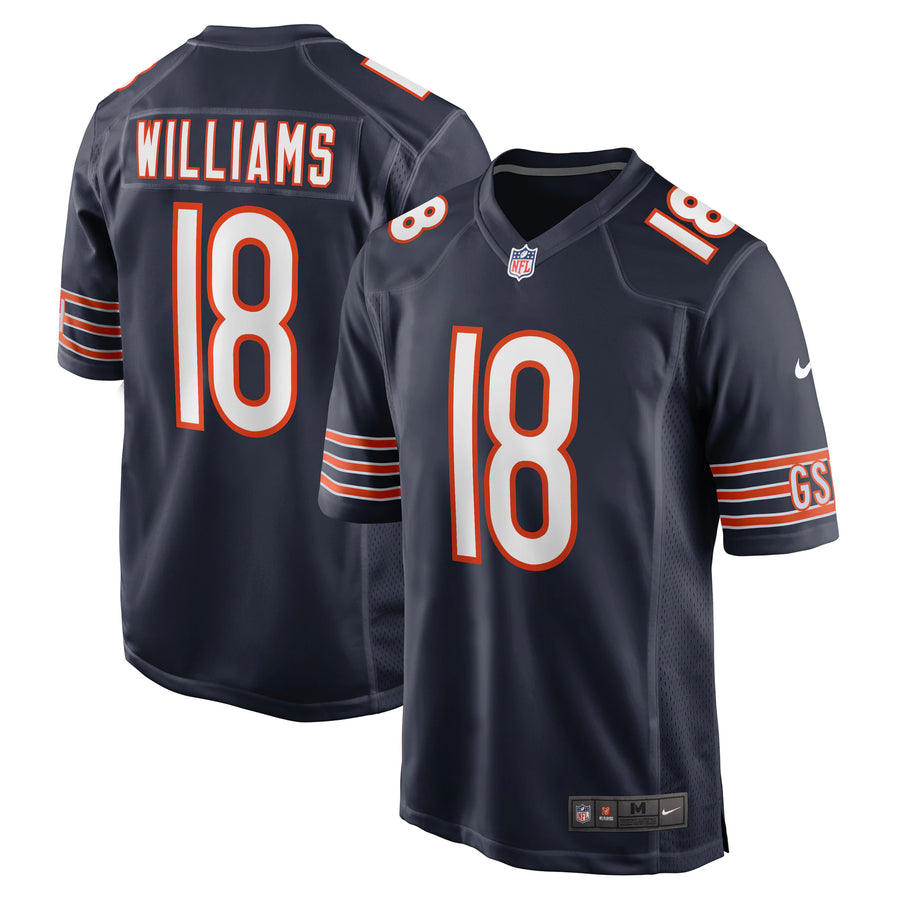 Men's Caleb Williams Chicago Bears Nike Navy Replica Game Jersey