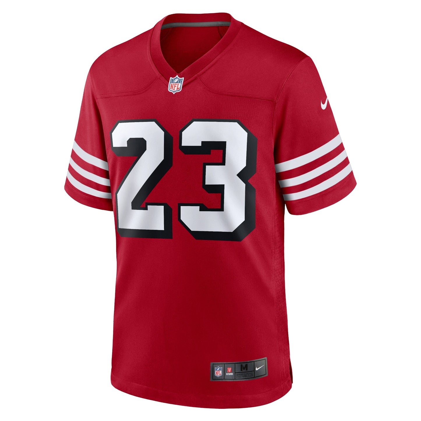 Men's Christian McCaffrey San Francisco 49ers Nike Scarlet Alternate Game Jersey