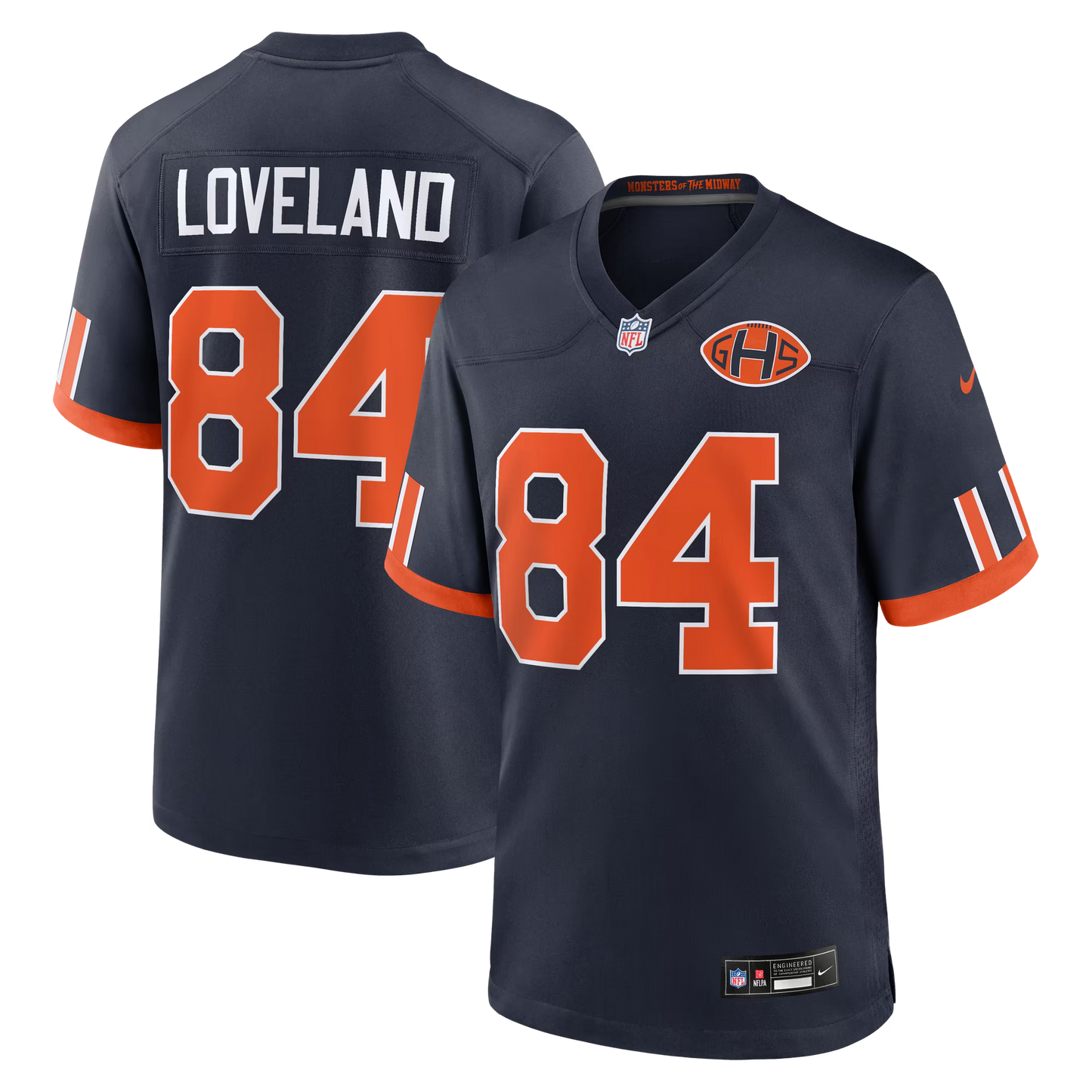 Youth Colston Loveland Chicago Bears Navy 2026 Rivalries Collection Nike Game Jersey