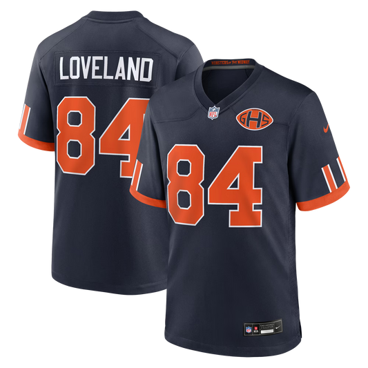 Youth Colston Loveland Chicago Bears Navy 2026 Rivalries Collection Nike Game Jersey