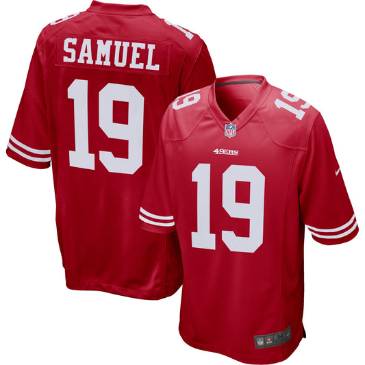Men's San Francisco 49ers Deebo Samuel Nike Scarlet Game Player Jersey