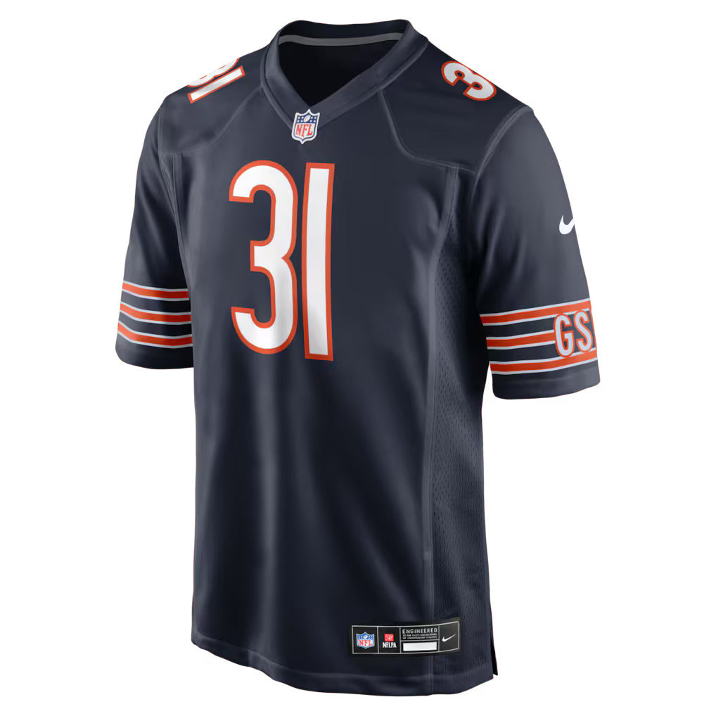 Men's Chicago Bears Rookie Dillon Thieneman Nike Navy Team Color Game Jersey