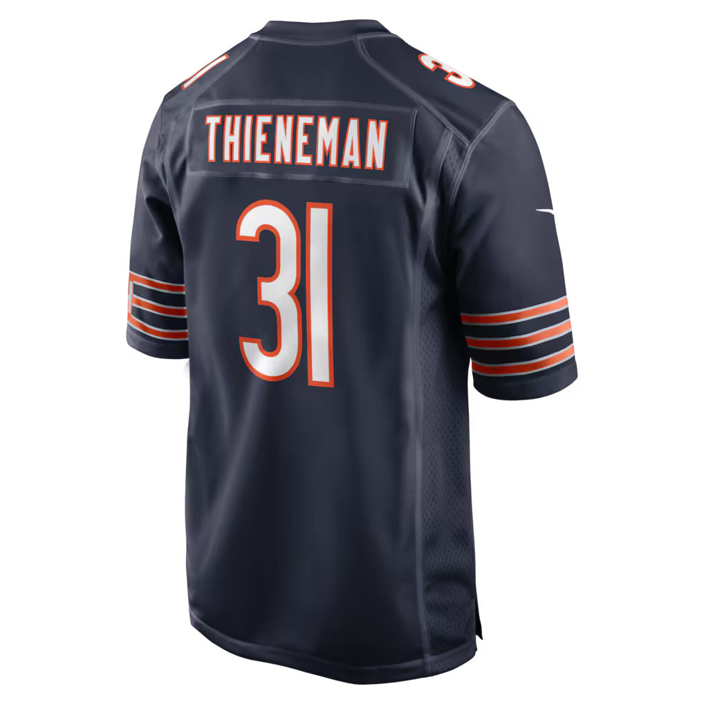 Men's Chicago Bears Rookie Dillon Thieneman Nike Navy Team Color Game Jersey